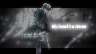 [ Attack on Titan ] Silky card point 𝙎𝙩𝙚𝙧𝙚𝙤 𝙃𝙚𝙖𝙧𝙩𝙨