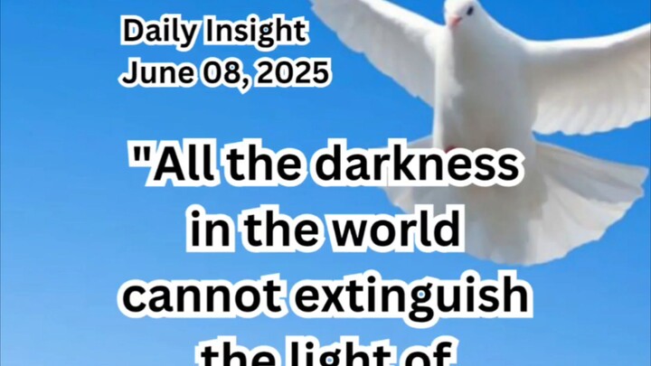 Daily Insight June 08, 2025 #faith #Saints  #Insight