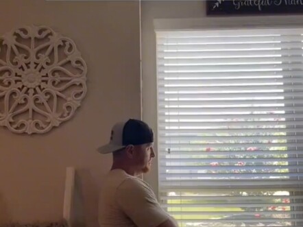 Foreigners argue and then strip naked to see their husband's reaction.