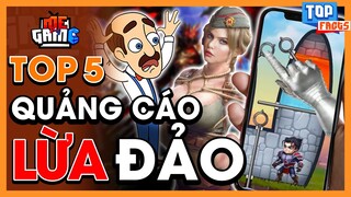 Top 5 Game Mobile Quảng Cáo Lừa Đảo Nhất - Ức Chế VL | meGAME