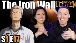 THE IRON WALL! This might be tough.. | Haikyuu!! Reaction S1 Ep 17