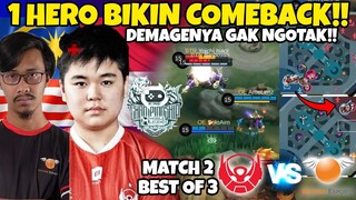 1 LASLEY BIKIN EPIC COMEBACK!! Di Sni GW SADAR Lasley HARUS DI RESPECT!! Match 2 BTR VS ORANGE