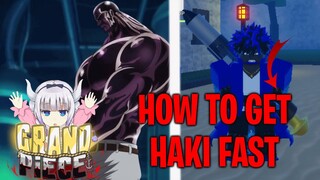 HOW TO GET HAKI (FASTEST METHOD!) | Grand Piece Online