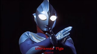 Cảnh Ultraman Tiga sử dụng bộ đếm thời gian năng lượng để nhấp nháy năm lần