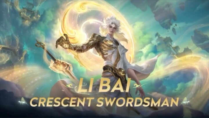 NEW SKIN LIBAI - CRESCENT SWORDSMAN ( 2 )