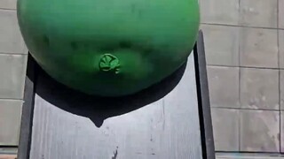 Rolling bottles down the mountain of knives—explosive pressure-release moment!