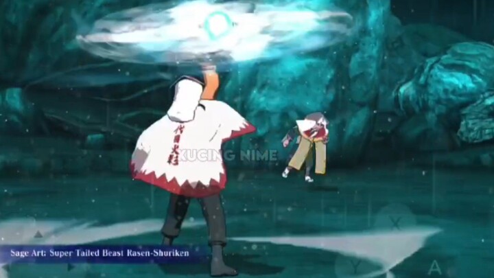 Naruto Hokage VS Ohnoki Tsucikage - Naruto Storm connection Gameplay