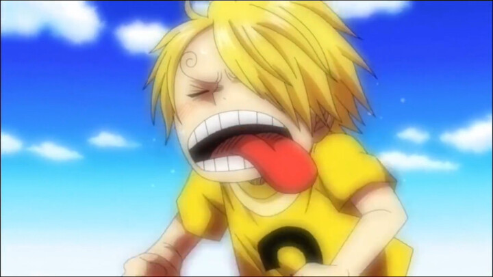 Luffy: Sanji, why did he suddenly tell you all your good qualities?