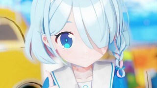 [Blue File MMD] ปีศาจสีน้ำเงินตัวน้อยกระโดดลงไปในน้ำที่ไม่ดี