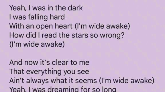 wide awake