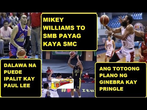 MIKEY WILLIAMS  TO SMB POSIBLE KAYA?| ANG PUEDE IPALIT KAY PAUL LEE| GINEBRA MAY PLANO KAY PRINGLE