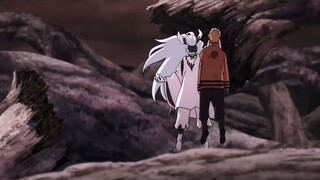 Naruto, Sasuke and Boruto vs Momoshiki