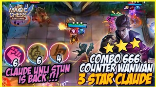 CLAUDE UNLIMITED STUN IS BACK ! 4 LOS PECADOS EVOLUSI KANAN ! KING OF EGIE 3 MAGIC CHESS