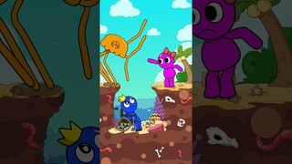 Rainbow Friends | Pink abandoned Blue, who is Sisabled, but he was Protected by a new Friend #shorts