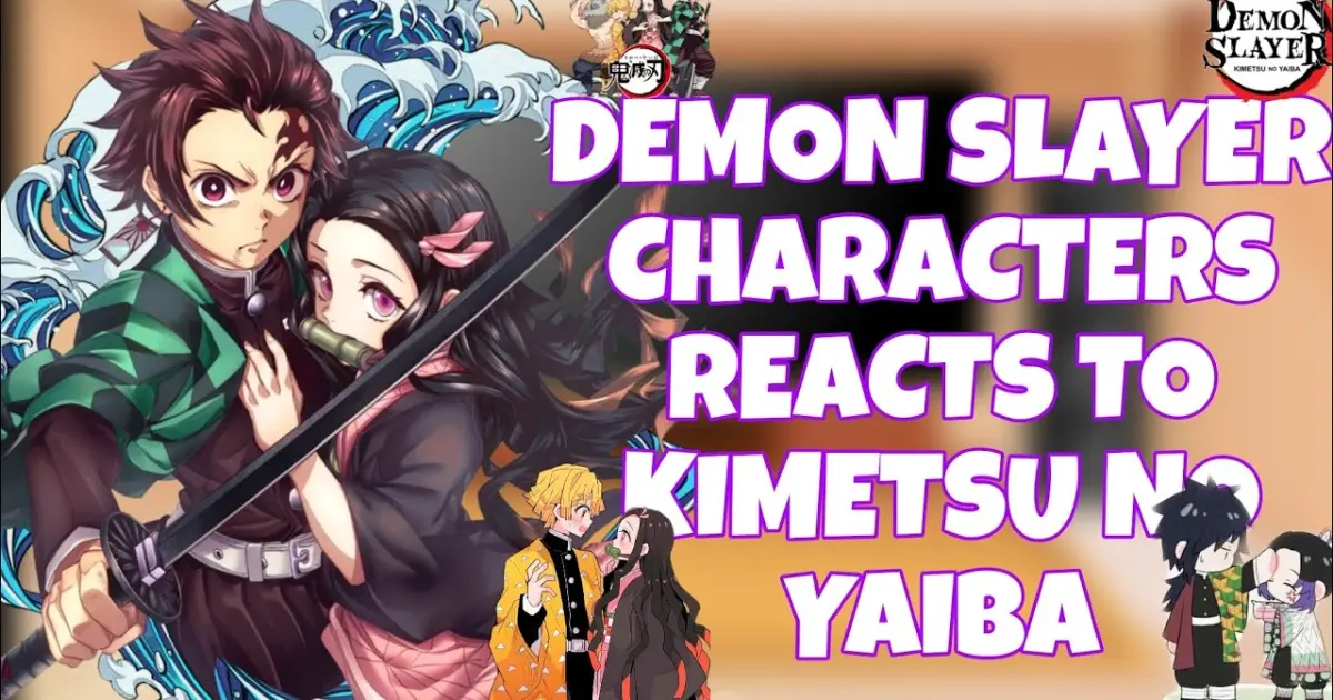 Demon Slayer Characters Reacts To Kimetsu No Yaiba Itz Peachy Sunlight Bilibili