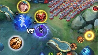 zilong vs sun vs 100 minions (full physical build)