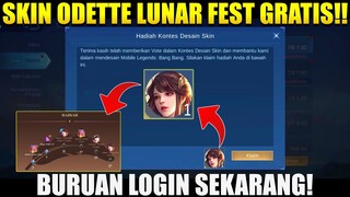 CARA MENDAPATKAN SKIN ODETTE LUNAR FEST GRATIS CUMA MODAL LOGIN! BURUAN SEBELUM EVENTNYA SELESAI!!