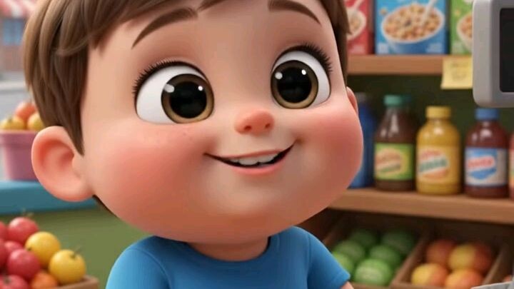 Cute Baby at the Grocery Store 😍😂 | Funny 3D Cartoon Short |