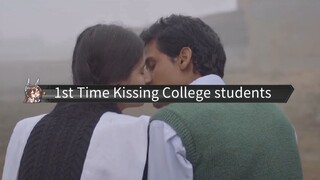 collage girls & boy hot scene kissig