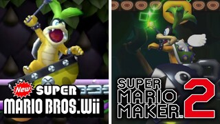 New Super Mario Bros Wii's Castle Bosses Recreated in Super Mario Maker 2