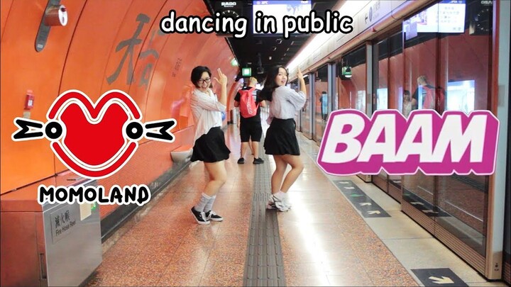 [Ky x Jeonsann] Street Dance Challenge at Hong Kong Choi Hung MTR Station, MOMOLAND - BAAM Cover!