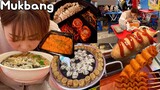 먹방 브이로그 😋 인테리어 진행 상황, 항아리보쌈, 5일장, 칼국수, 핫도그 등 먹방! 🥧