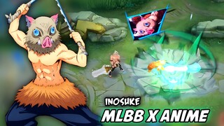 Lapu-Lapu As Inosuke Skin! MLBB X DEMON SLAYER COLLABORATION