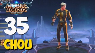 Mobile Legends - Gameplay part 35 - Chou 14 kills(iOS, Android)