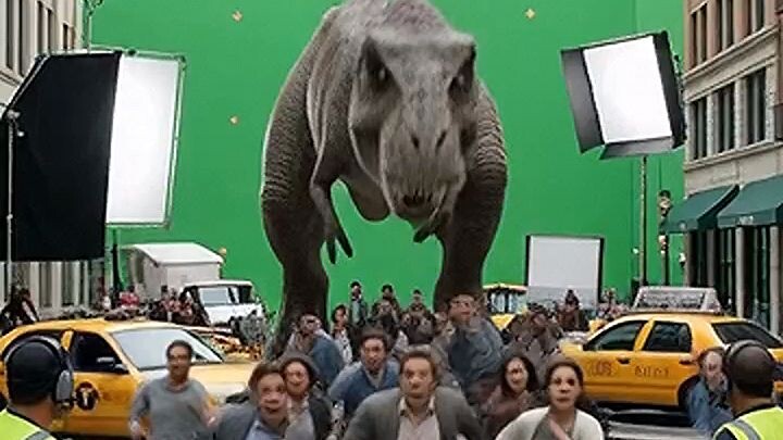How Movie Magic Creates Chaos with Giant Dinosaurs