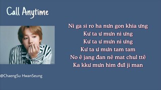 [Phiên âm tiếng Việt] Call Anytime - Jinu (ft. Mino) (WINNER)