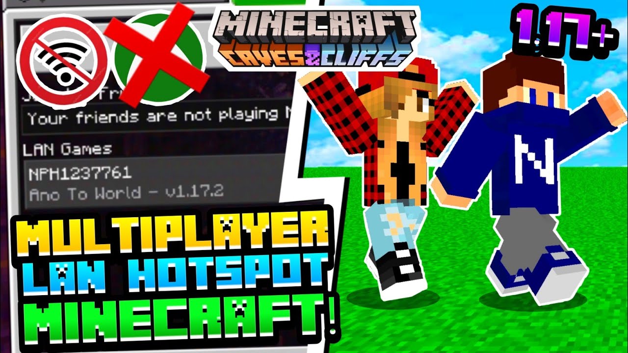 How To Play Multiplayer In Minecraft Pe 1 17 Using Lan Hotspot Offline No Wifi Internet Bilibili