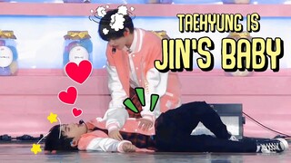 Taehyung is Jin's Baby - Taejin Moments