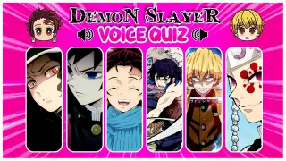 Demon Slayer Voice Quiz | Guess the character voice | Kimetsu no Yaiba Quiz