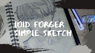 Speed Drawing Loid Forger dari anime Spy X Family