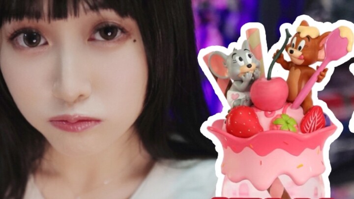 Bạn muốn cắn một miếng khi nhìn thấy nó? Quả cầu pha lê Tom và Jerry Parfait Cup Poke My Girly Heart