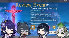 Sedikit Review dan Gameplay Event Dakwaan sang Pedang