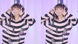 【鱼子酱】《神的随波逐流》 条纹常服套装 直播跳舞录屏