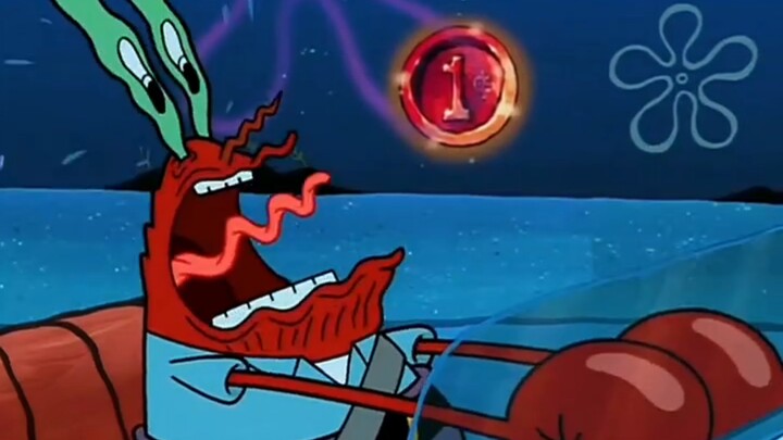Karena SpongeBob menemukan uang satu yuan, bos kepiting jadi gila!!!