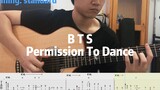 Cover lagu BTS "Permission to Dance" dengan petikan gitar
