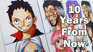 Drawing One Piece 10 Years Later | ワンピース