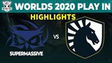SUP vs TL | Hightlight Vòng Khởi Động Bảng A Chung Kết Thế Giới 2020 | SuperMassive vs Team Liquid
