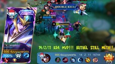 14/2/11 KDA MVP!!! 🥴🥴 crazy damage irithel | irithel Still Meta, Build and Emblem Irithel