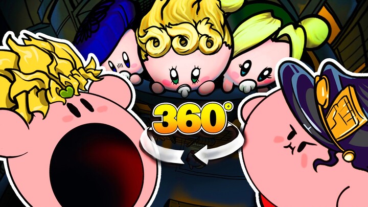 [360 Panorama] Jotaro vs. DIO! Jojo but Kirby!