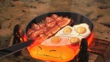 [Harus dimiliki untuk juru masak] 04 Telur dadar bacon di Howl's Moving Castle