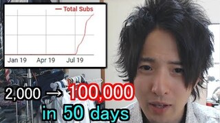 How This Japanese Nerd Gained 100,000 Subs In 50 Days