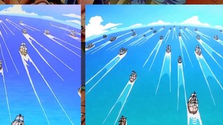 It's exciting!! Comparison between Episode 1 of One Piece (ONE PIECE) and the OP of Episode 1000 - ｳ