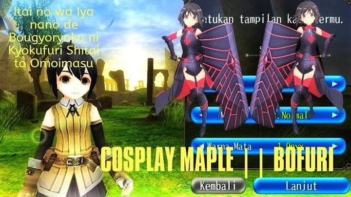 Toram Online || Cosplay Maple ☆ Itai no wa Iya nano de Bougyoryoku ni Kyokufuri Shitai to Omoimasu