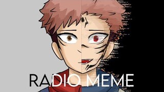 Radio Meme | ⚠️Neon Colors+Trigger⚠️ | Jujutsu Kaisen | Animation | lazy