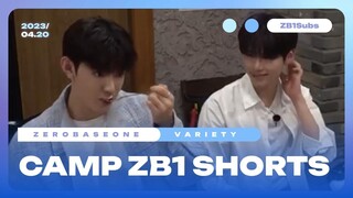 [ENG SUB] Camp ZEROBASEONE YT Shorts Compilation