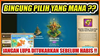 BINGUNG PILIH TEMA MUSIM SEMI 2023 YANG MANA NIH ?? EVENT TEMA KOTA RISE OF KINGDOMS !!